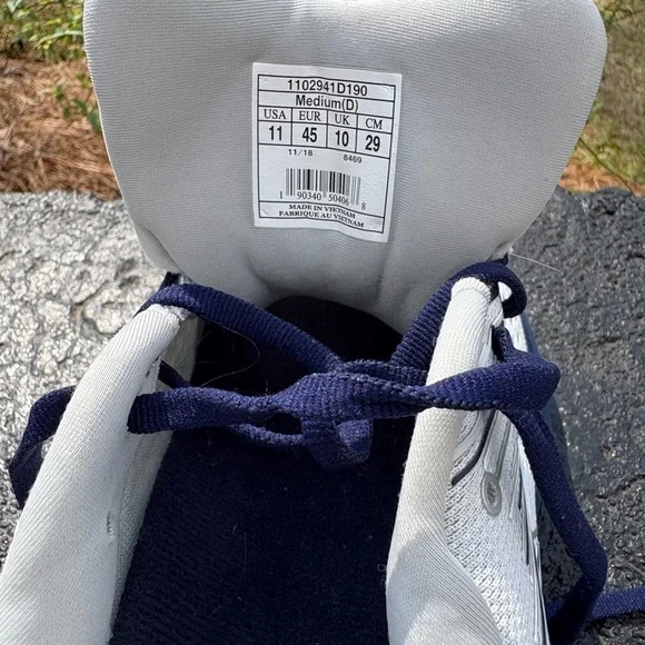 Brooks Adrenaline 19 Gray and Navy Running Shoes Men’s Size 11D - Picture 5 of 8